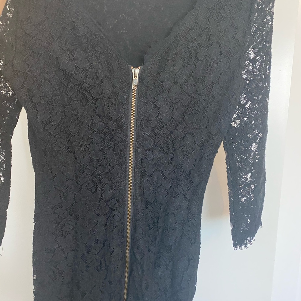 Diane von Furstenberg black Zarita dress